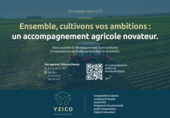 Yzico, cabinet comptable : un accompagnement agricole novateur.