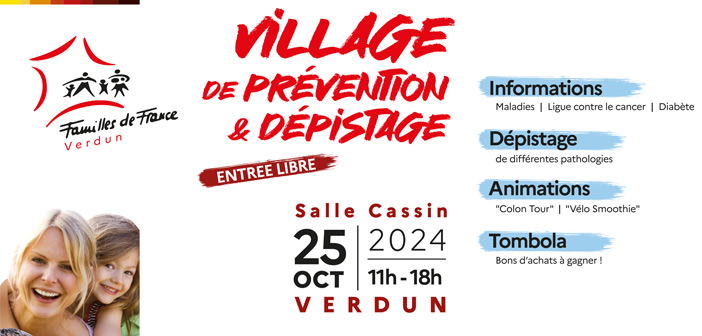 2ème édition du Village de Prévention et dépistage de Verdun