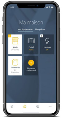 Application domotique volets domotique
